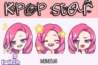 design any emotes, sub badges, and panels for you
