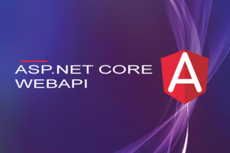 develop and integrate angular frontend with web API