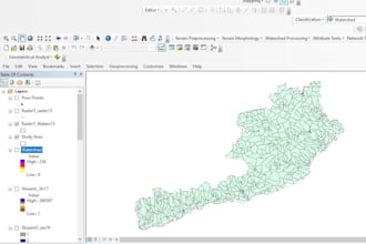 perform hydrological analysis,modeling watershed runoff estimation arcgis qgis