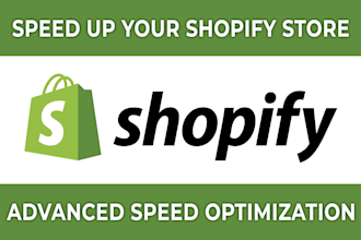 do advanced speed optimization for shopify store website