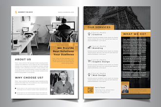 design a custom business flyer professionally