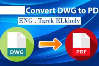 convert autocad dwg, dxf, dwf  files to PDF