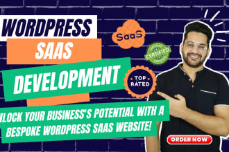 design wordpress saas website