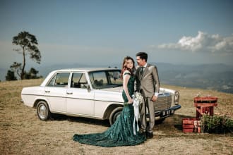 edit pre wedding color correction and retouching photo