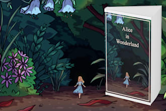 make your fantasy children book or any other book illustration
