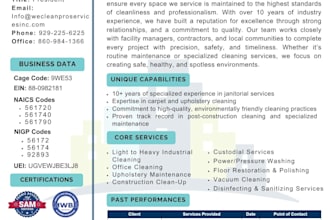 design a professional capability statement for your business