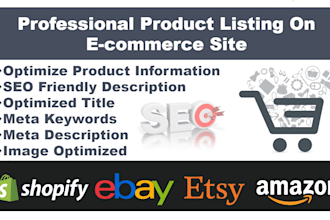 do ecommerce seo listing