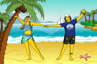draw your photo inspired by simpsons character style