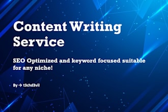 write SEO friendly content with full research