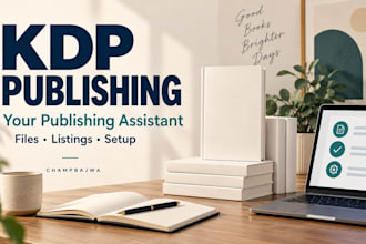 be your amazon KDP publishing assistant