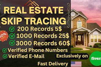provide premium real estate skip tracing