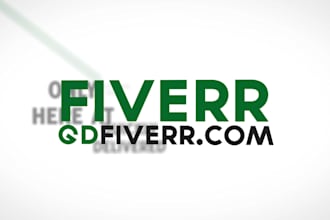 showcase your text images in this professional floating typography presentation video animation for your business service website