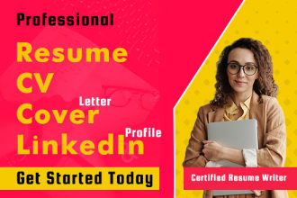 write edit executive federal resume cover letter CV linkedin profile