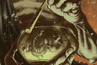 draw your ideas, your characters, and make anything scary