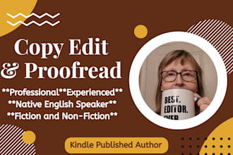 professionally copy edit and proofread your writing
