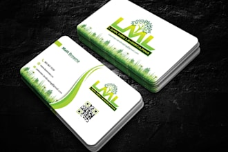 design minimalist professional business card print ready file