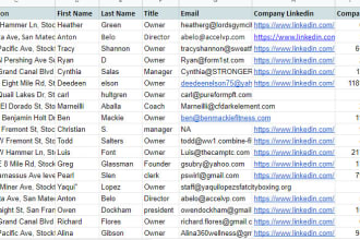 do targeted b2b linkedin leads, sales navigator lead generation and web research