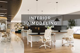 create interior 3d models and renderings