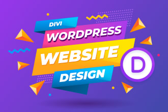 design divi wordpress website using divi builder