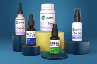 design 3d product mockup, modeling, rendering of your 3dmockup, realistic render