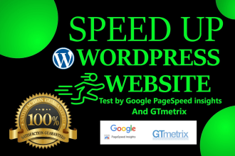 do speed up or speed optimization for your wordpress website