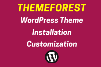 install wordpress envato themeforest themes as demo in 2h