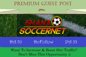 publish guest post on ghanasoccernet da 70 DR 65