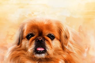 draw realistic portraits of cats, dogs or any pet with oil paints