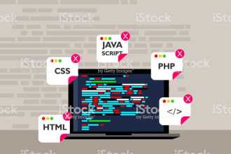 do html,css, javascript, ajax, json,php,laravel