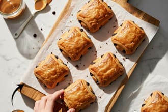 create premium realistic ai pastry photography for bakery and dessert brand