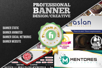 make a professional website banner