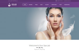 create a spa and saloon SEO friendly website