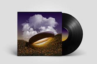 design an epic 3d artwork for single or album cover
