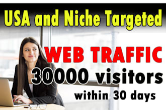 promote your website by driving USA and niche targeted traffic
