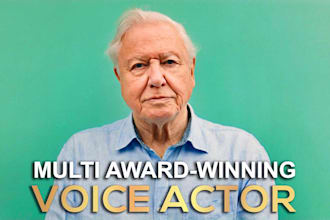 record a david attenborough style old man british voiceover