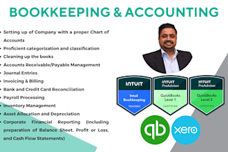 do bookkeeping on quickbooks online