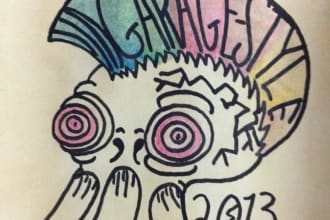 make vintage rock art for your band