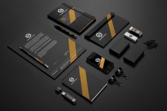 design business card, letterhead, envelope, stationery items