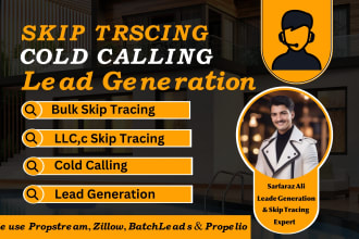 do real estate best skip tracing in bulk and cold calling