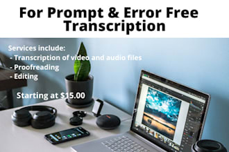 accurately transcribe your audio and video files