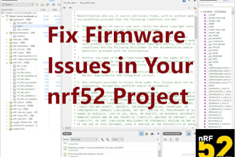 fix firmware issues on your nrf52 ble based application