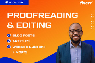 proofread and edit your articles, blog posts, or web content