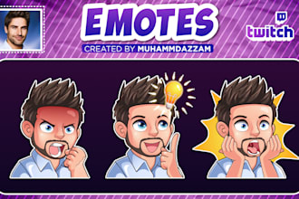 create twitch emotes and sub badges, discord emotes 24hours