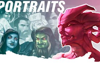 paint a portrait for your fantasy character
