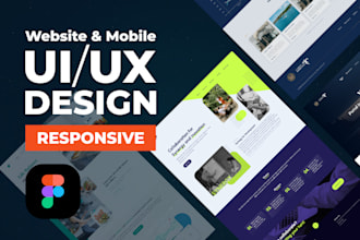 design clean elegant uiux for mobile and website