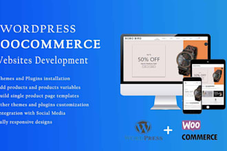 design responsive wordpress woocommerce website