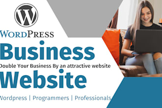 make an attractive website using wordpress