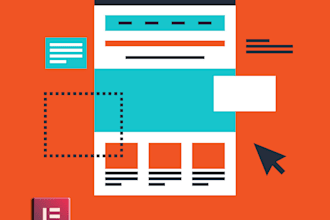 landing page design with elementor