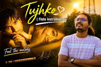 record and compose professional bansuri flute for your song