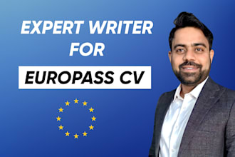 expertly craft europass CV and cover letter for UK and europe